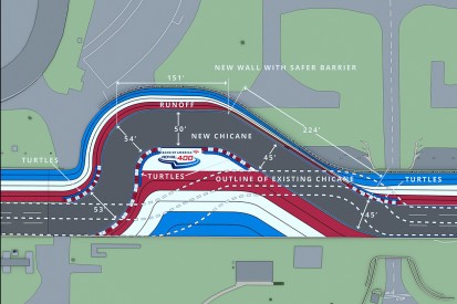 Roval in Charlotte: Änderungen an der Schikane auf der Gegengeraden
