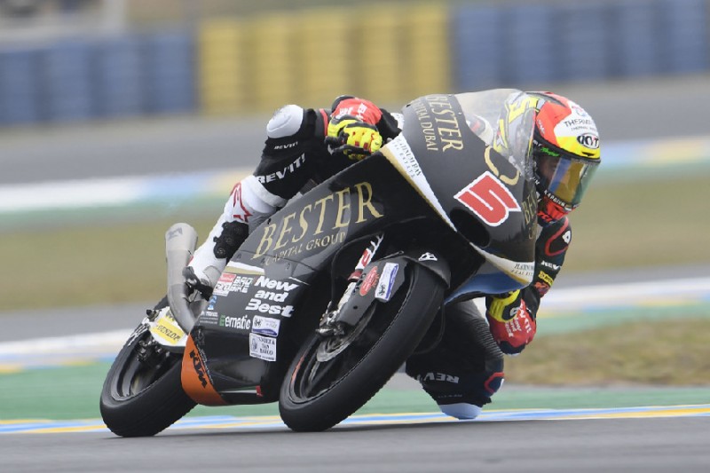 Moto3 in Brünn 2019: Jaume Masia im nassen FT3 Schnellster