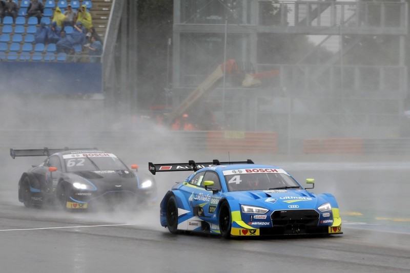 DTM-Training Brands Hatch: Frijns-Bestzeit bei Regen und heftigem Wind
