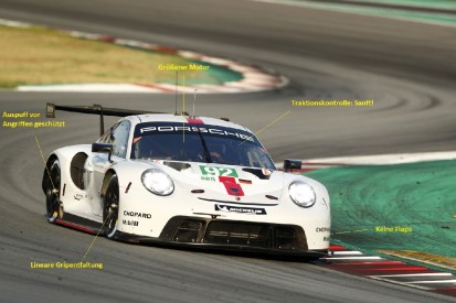 Technik-Analyse Porsche 911 RSR: Wie man Kurven linearer durchfährt
