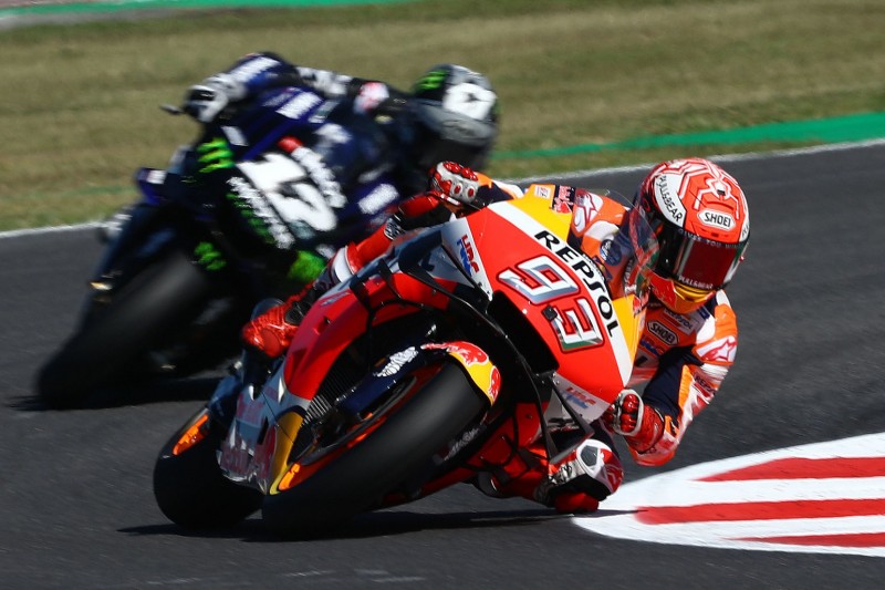 MotoGP Misano 2019: Marquez im Warm-up vor Vinales, Rossi nur Zehnter