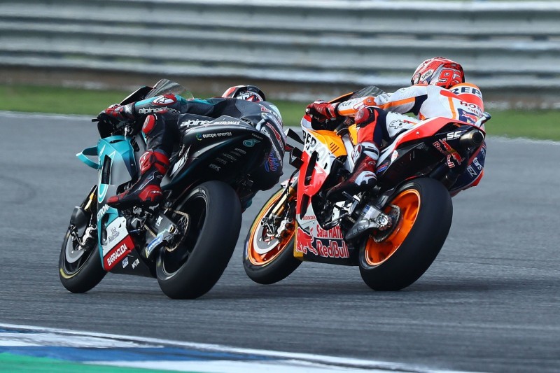 "Frustriert, aber glücklich": Quartararo unterliegt Marquez in letzter Kurve