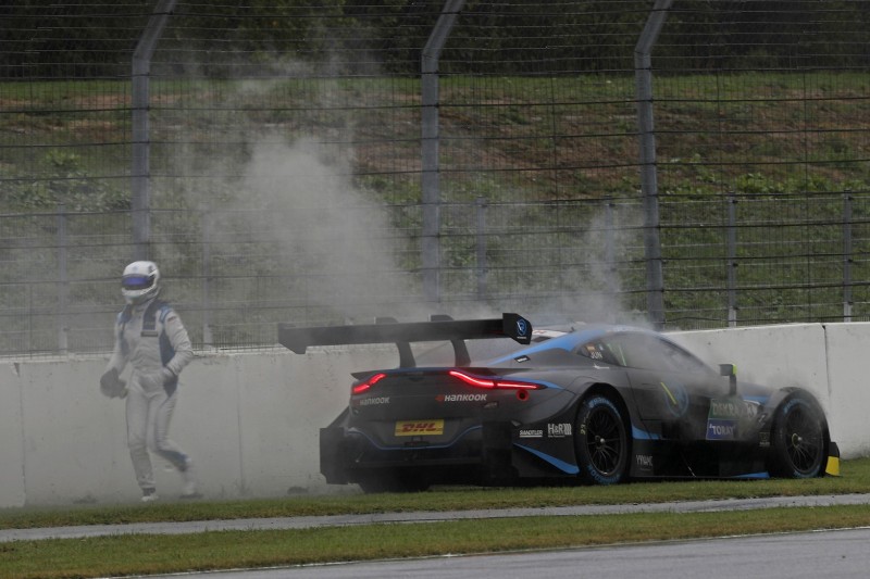 Aston-Martin-Debakel in Runde 1: Juncadella-Auto brennt!