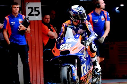 Miguel Oliveira sorgt beim Flag-to-Flag-Training für Slapstick-Einlage