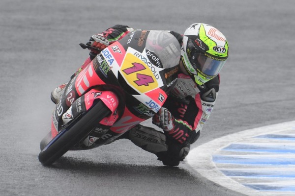 Moto3 Australien 2019: Arbolino toppt nasses erstes Training