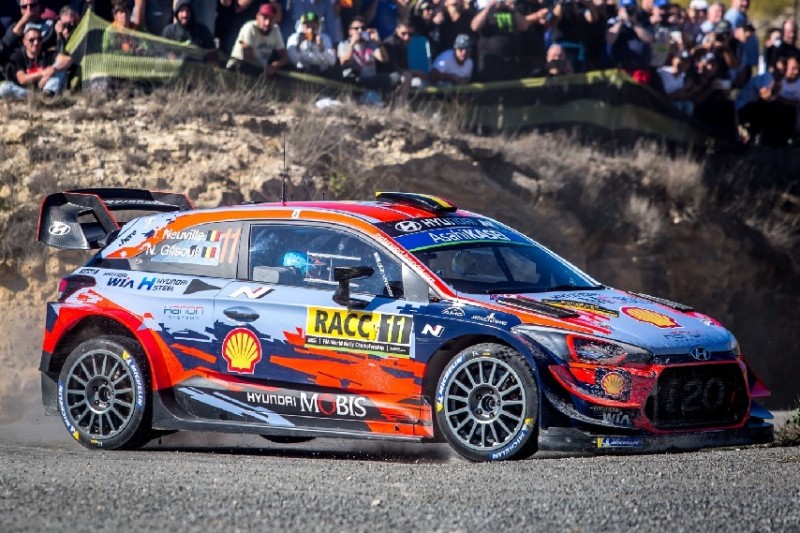 WRC Rallye Spanien 2019: Thierry Neuville führt - Dreikampf um Rang zwei