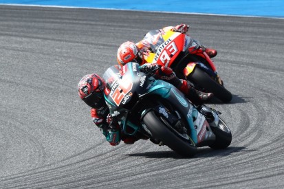 Marquez belauert Quartararo und sagt dann: "Wollte anderem Fahrer folgen"