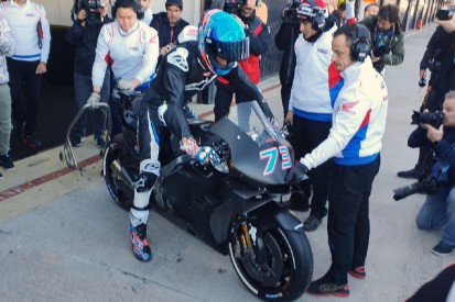 Rückschlag: Alex Marquez stürzt beim ersten Ausflug mit der MotoGP-Honda