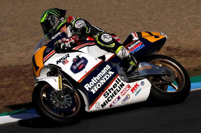 Cal Crutchlow auf der Honda NSR500 von Eddie Lawson: "Sehr spektakulär"