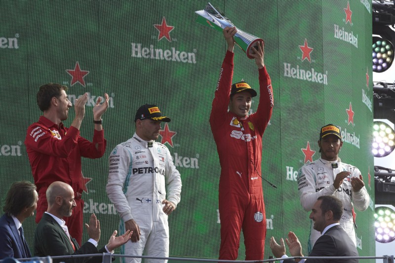 Heimsieg für Ferrari: Leclerc mit Gänsehaut auf dem Monza-Podium