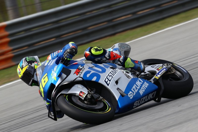 Suzuki in Sepang: Alex Rins und Joan Mir testen neues Chassis