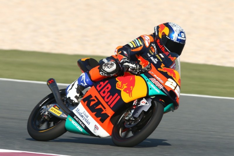 Moto3 in Katar: Fernandez erneut vorn, Tempo im FT3 deutlich langsamer