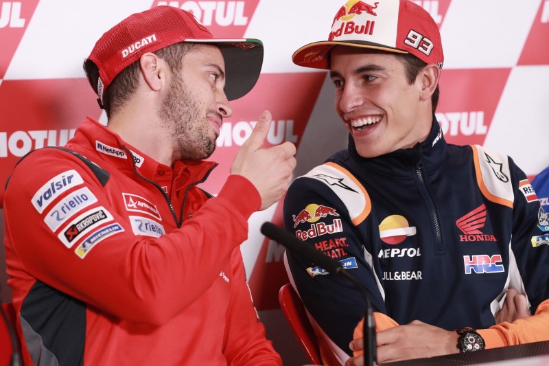 "Sehr überrascht": Dovizioso dachte, Marquez würde die Marke wechseln