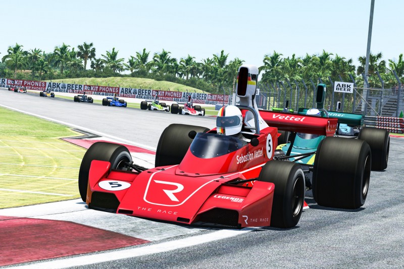 Sim-Racing-Debüt von Sebastian Vettel endet ohne Top-10-Platzierung