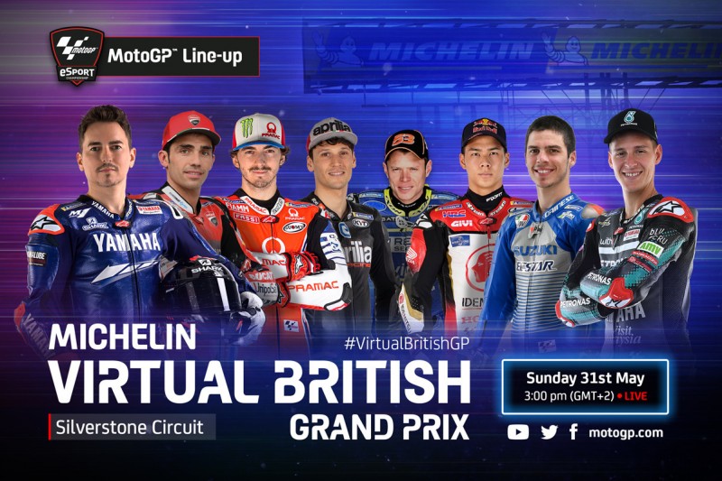 MotoGP virtuell in Silverstone: Line-up, Zeitplan & Livestream