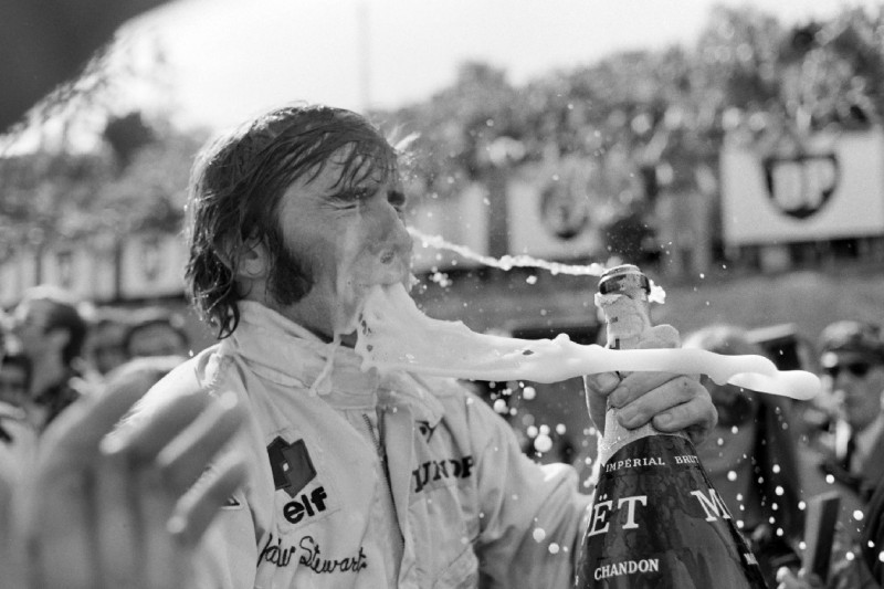 Frankreich 1969: Als Jackie Stewart die Champagner-Dusche "erfand"