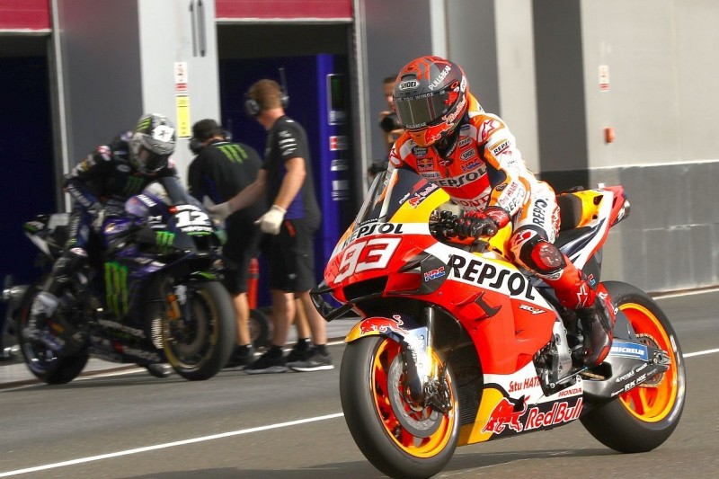 MotoGP-Testtag Jerez: Marc Marquez am Vormittag vor Rins und Rossi
