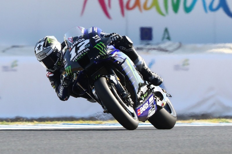 MotoGP Jerez (2) FT1: Doppelführung für Yamaha mit Vinales und Rossi