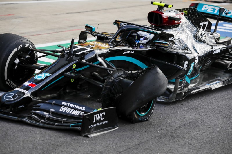 Bottas geht nach Reifenschaden leer aus: "Habe ich nicht kommen sehen"