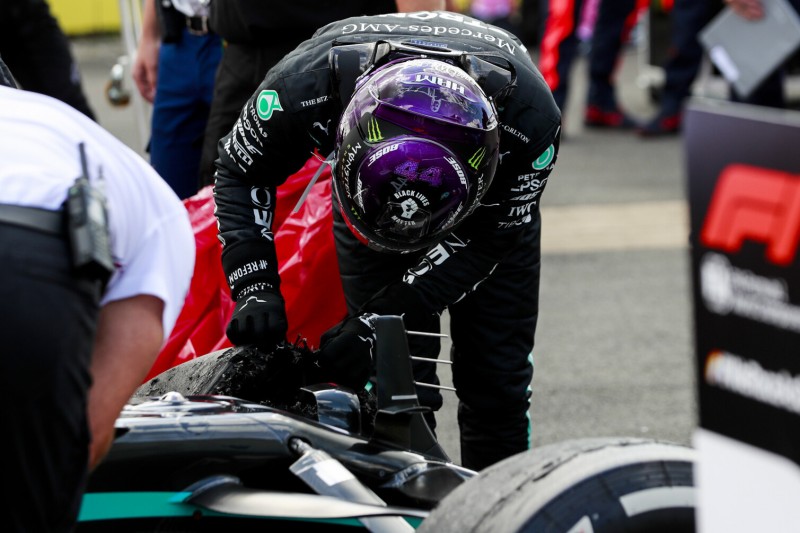 Mercedes-Reifenschäden in Silverstone: DAS hat keine Rolle gespielt
