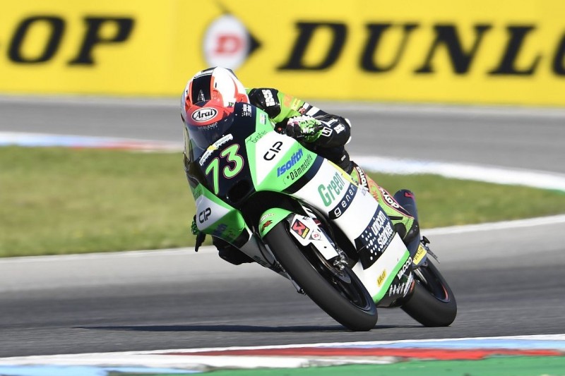 Erster Ausfall überhaupt: Moto3-Rookie Maximilian Kofler stürzt in Brünn