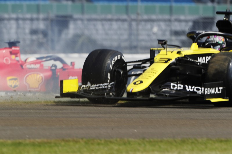 Anspielung auf Vettel: Ricciardo mit einem "Seb-Dreher" in Silverstone