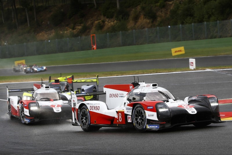 Beide Toyota TS050 Hybrid hatten in Spa Elektronikprobleme