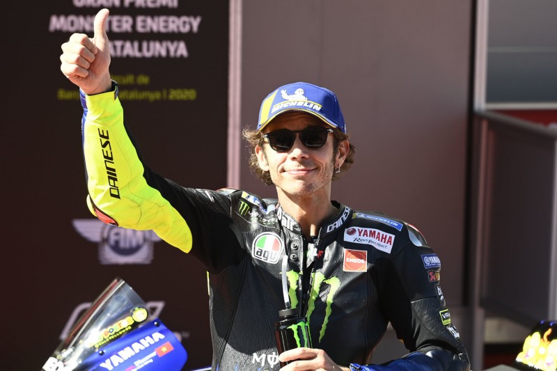 Valentino Rossi in Reihe eins: Ein Kandidat für den Sieg in Barcelona?