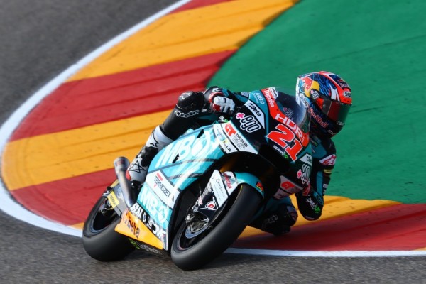 Moto2 Aragon FT3: Di Giannantonio mit Streckenrekord, Schrötter in Q1