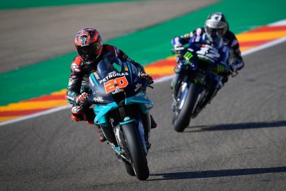 Yamaha-Trio in Aragon: Sturz-Schmerzen sind nicht Quartararos größte Sorge