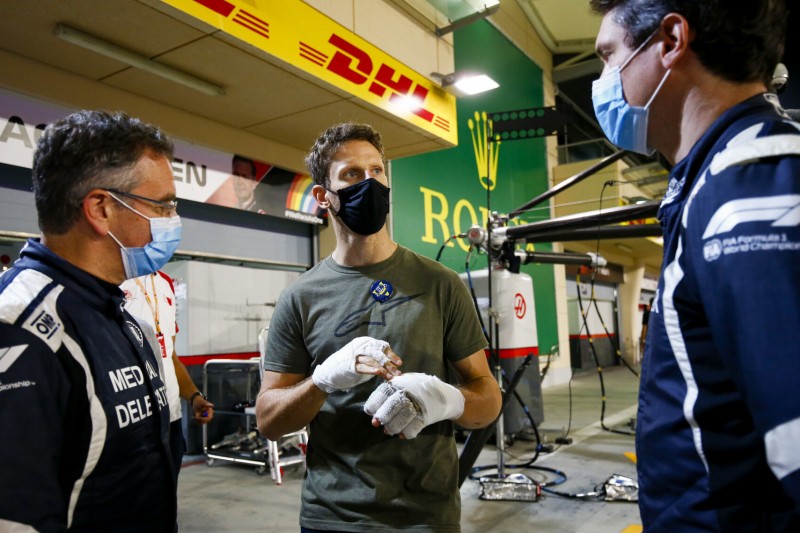 Grosjean verrät Geheimnis: "Hatte mir vorher schon zwei Knochen gebrochen"
