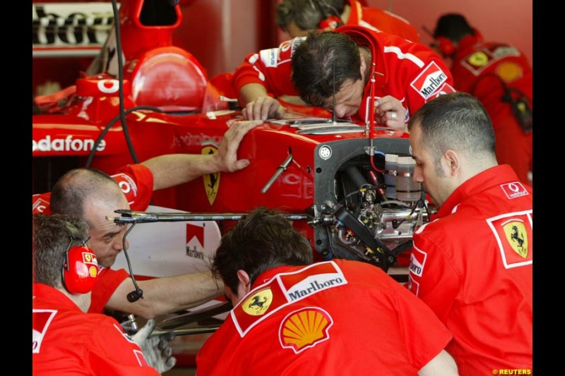 2003 Australian GP Saturday