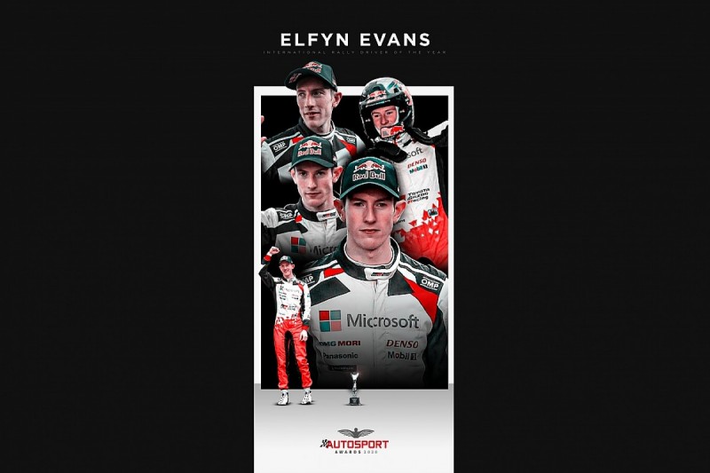 Evans wins Autosport's International Rally Driver of the Year Award