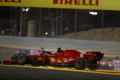 Leclerc handed three-place grid penalty after Sakhir GP opening lap collision