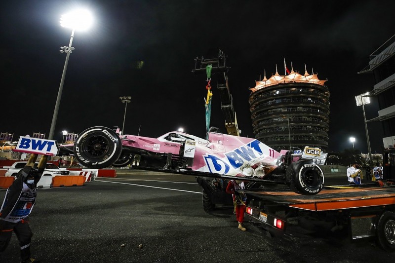 Perez: Bahrain DNF put into perspective by Grosjean escape