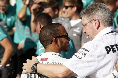 Hamilton explains Brawn role in convincing him to join Mercedes in F1
