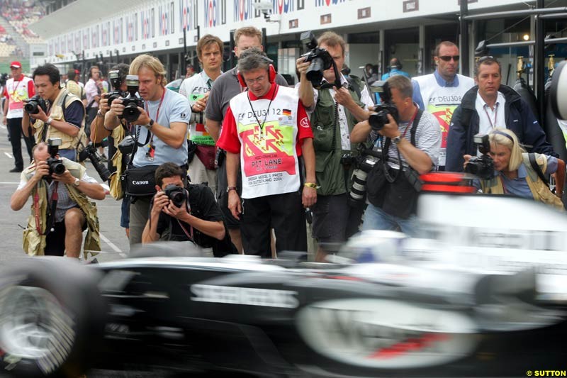 2004 German GP Saturday