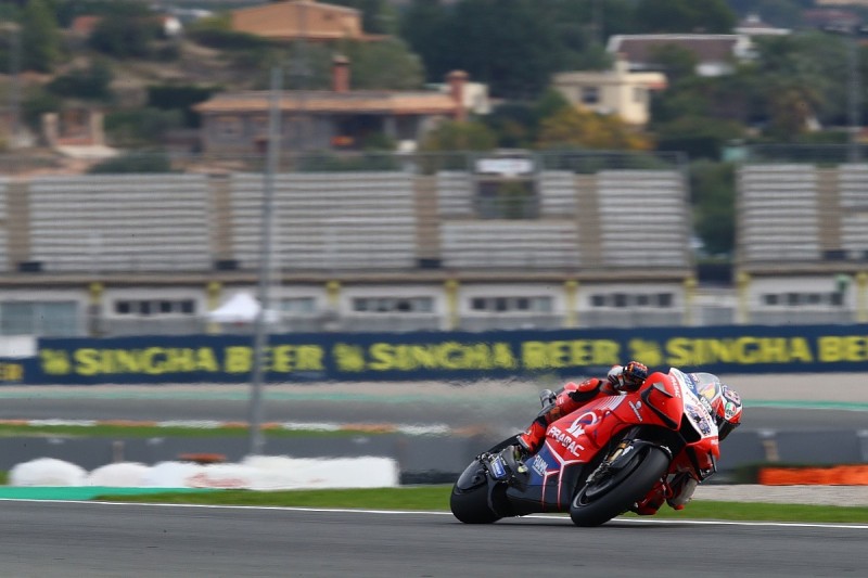 Valencia MotoGP: Miller fastest in FP2 as championship leader Mir crashes