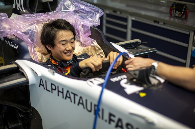 Tsunoda F1 graduation prospects grow with maiden AlphaTauri test
