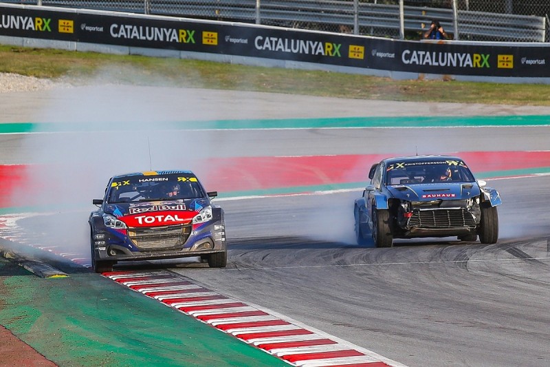 Barcelona World RX: Hansen survives Kristoffersson contact to win