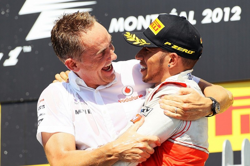 Hamilton hopes McLaren boss Whitmarsh has forgiven him for 2012 exit