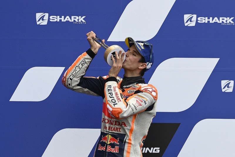 Wet Le Mans MotoGP podium "doesn't mean that much" – Marquez