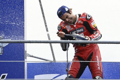 French MotoGP: Petrucci wins dramatic wet race ahead of Marquez, title rivals struggle