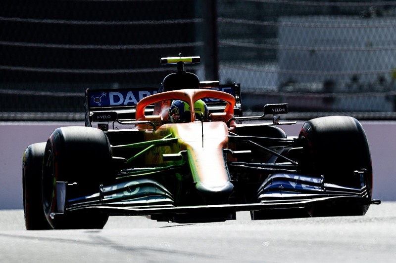 McLaren continues to run revised Mercedes-style nose in F1 Russian GP practice