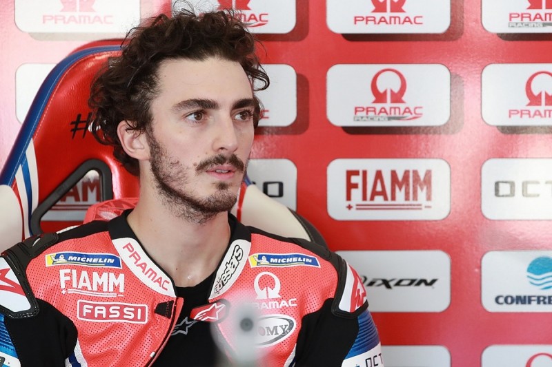 Bagnaia: Lead crash in Emilia Romagna GP caused by "something dirty on track"