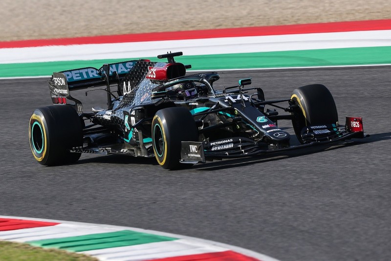 Hamilton's brake fire on F1 Tuscan GP grid down to limited cooling