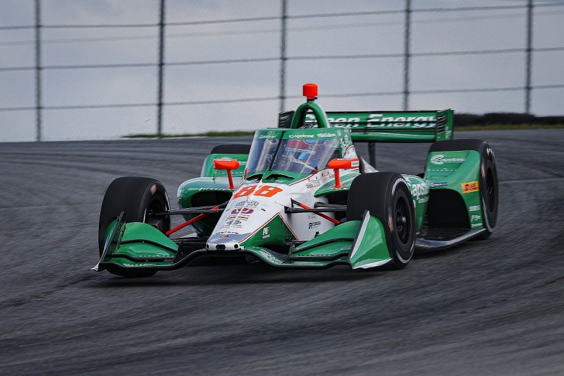 Mid-Ohio IndyCar: Herta grabs pole for race two after rain-hit qualifying