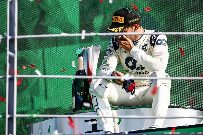 Gasly "struggling to realise" maiden F1 win at Italian GP