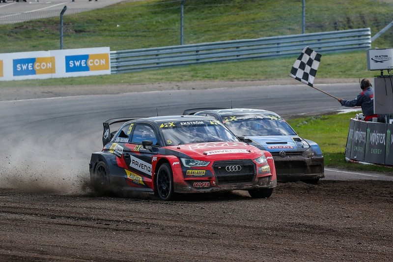 WRX Sweden: Ekstrom turns the tables on Kristoffersson for Holjes victory