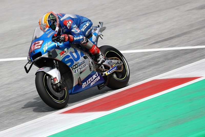 Rins "felt like winning" Austria MotoGP race was possible before crash